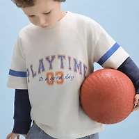 Okie Dokie Toddler & Little Boys Crew Neck Short Sleeve Regular Fit Graphic T-Shirt