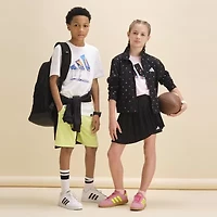 adidas Big Kid Boys Crew Neck Short Sleeve Regular Fit Graphic T-Shirt