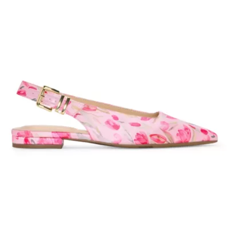 Liz Claiborne Shae Womens Pointed Closed Toe Ballet Flats