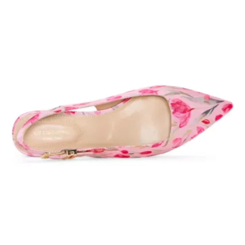 Liz Claiborne Shae Womens Pointed Closed Toe Ballet Flats