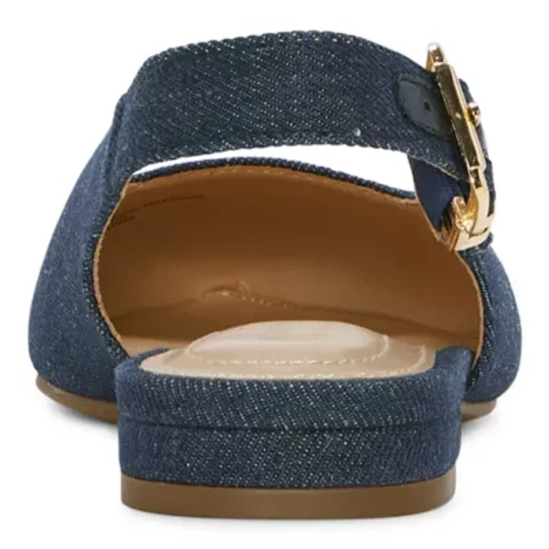 Liz Claiborne Shae Womens Pointed Closed Toe Ballet Flats