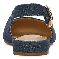 Liz Claiborne Shae Womens Pointed Closed Toe Ballet Flats