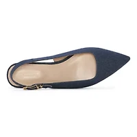 Liz Claiborne Shae Womens Pointed Closed Toe Ballet Flats