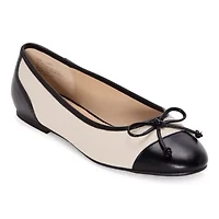 Liz Claiborne Franda Womens Round Closed Toe Ballet Flats