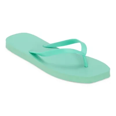 Mixit Womens Square Toe Flip-Flops
