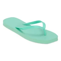 Mixit Womens Square Toe Flip-Flops