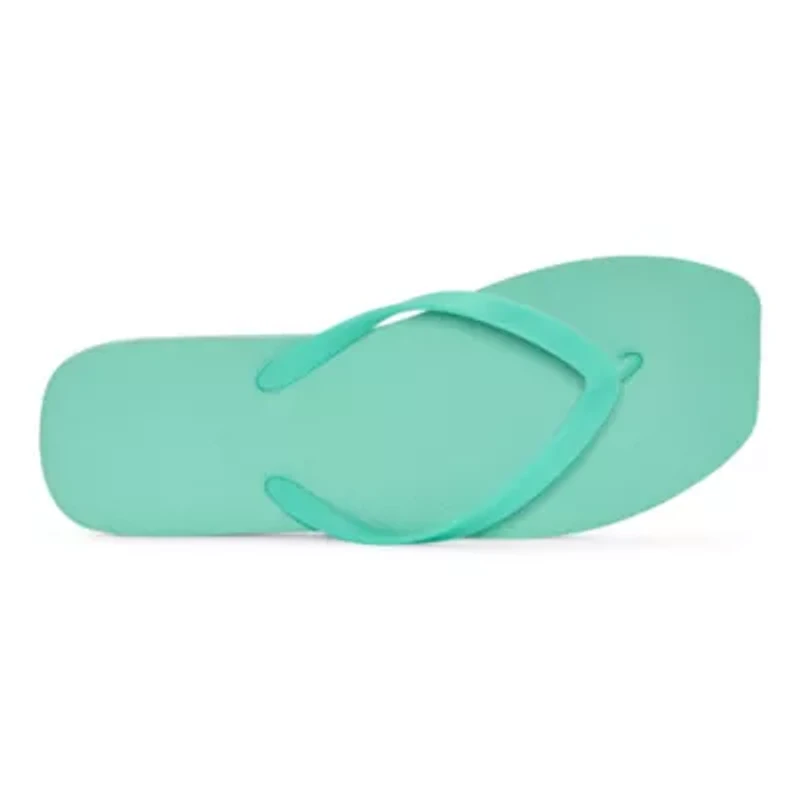 Mixit Womens Square Toe Flip-Flops
