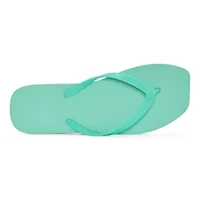 Mixit Womens Square Toe Flip-Flops
