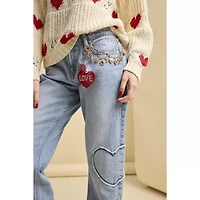 Bijoux Bar Gold Tone Womens Red 16 Inch Statement Necklace