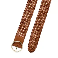 Liz Claiborne Braided O Ring Womens Belt