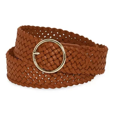 Liz Claiborne Braided O Ring Womens Belt