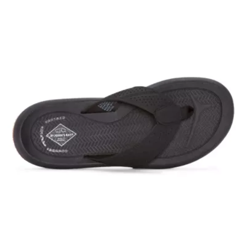 St. John's Bay Mens Cushion Footbed Flip-Flops