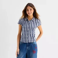 Forever 21 Womens Short Sleeve Blouse