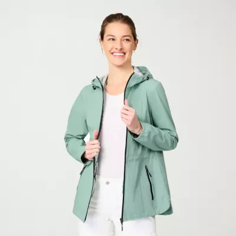 Free Country Womens Water Resistant Lightweight Raincoat