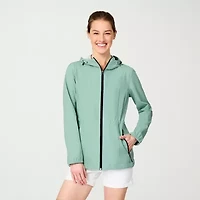 Free Country Womens Water Resistant Lightweight Raincoat