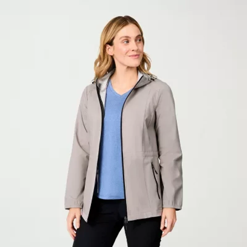 Free Country Womens Water Resistant Lightweight Raincoat