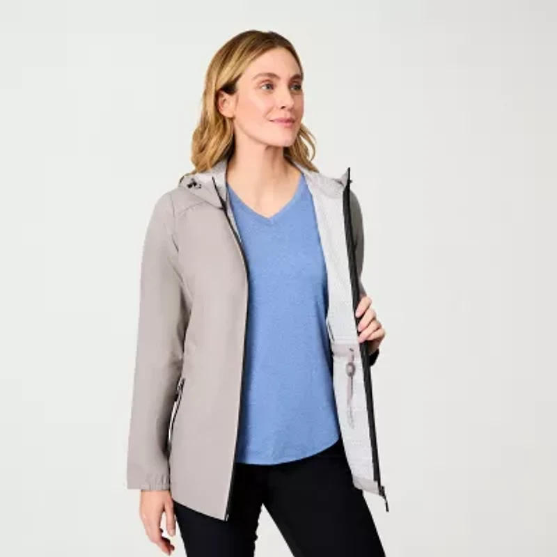 Free Country Womens Water Resistant Lightweight Raincoat