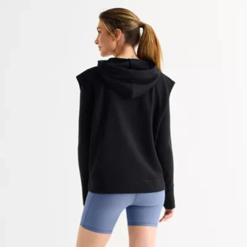 Xersion Womens Hooded Sleeveless Pullover Sweater