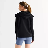 Xersion Womens Hooded Sleeveless Pullover Sweater