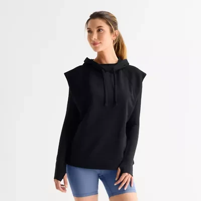 Xersion Womens Hooded Sleeveless Pullover Sweater