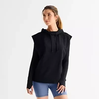 Xersion Womens Hooded Sleeveless Pullover Sweater