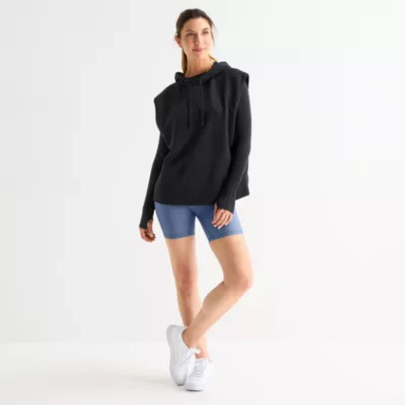 Xersion Womens Hooded Sleeveless Pullover Sweater