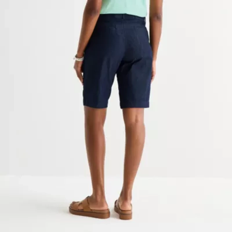 St. John's Bay Womens 11" Bermuda Short