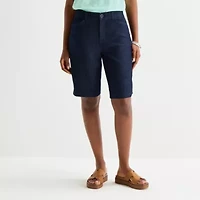 St. John's Bay Womens 11" Bermuda Short