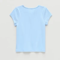 Thereabouts Little & Big Kid Girls Round Neck Short Sleeve T-Shirt