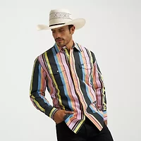 Lee Mens Long Sleeve Regular Fit Button-Down Shirt