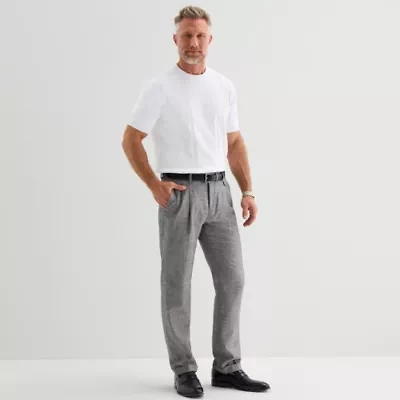 Stafford Twill Mens Classic Fit Dress Flat Front Pant