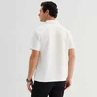 J. Ferrar Johnny Collar Mens Pullover Sweater