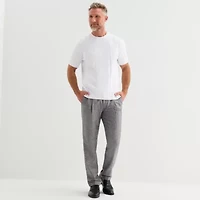 Stafford Mens Crew Neck Short Sleeve Pullover Sweater