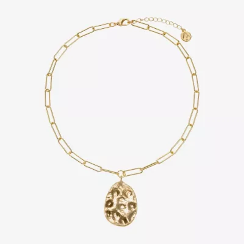 Liz Claiborne Womens 17 Inch Pendant Necklace