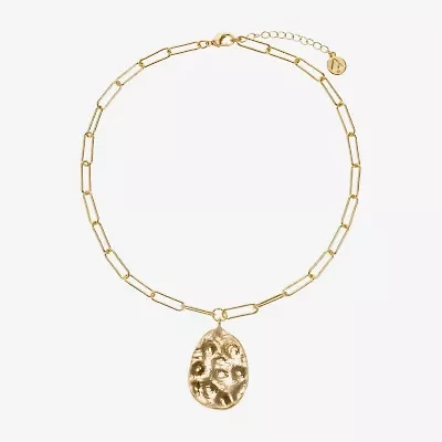 Liz Claiborne Womens 17 Inch Pendant Necklace