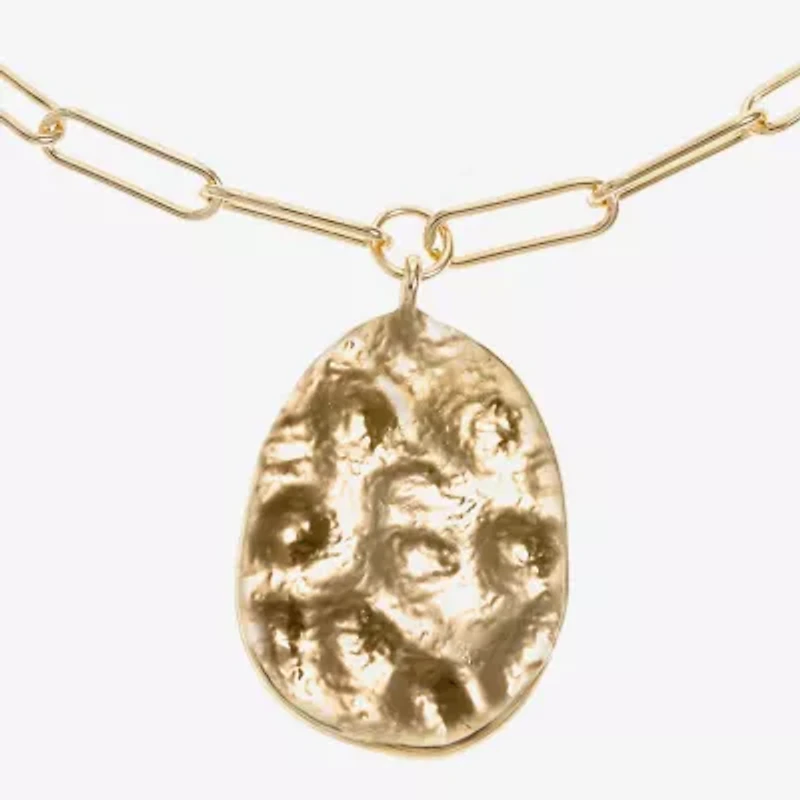 Liz Claiborne Womens 17 Inch Pendant Necklace