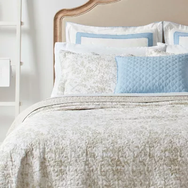 Laura Ashley Amberley Floral Reversible Quilt Set