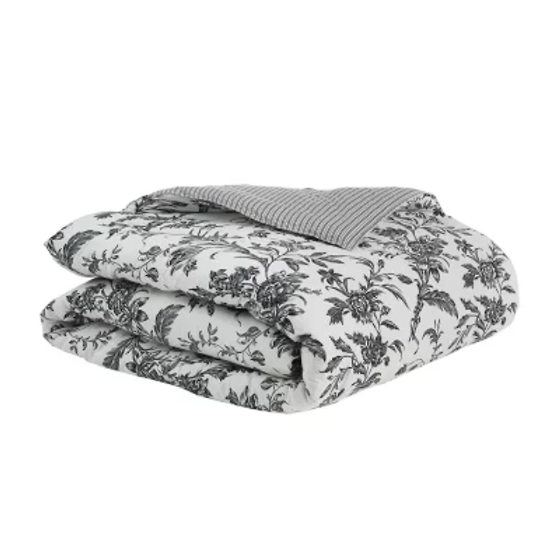 Laura Ashley Amberley Floral Midweight Comforter