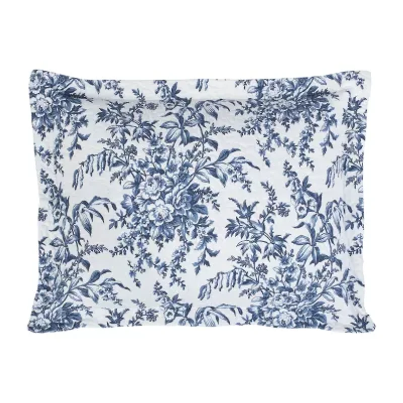 Laura Ashley Bedford Floral Reversible Quilt Set