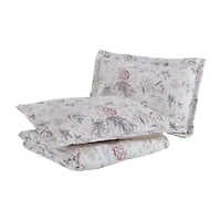 Laura Ashley Breezy Floral Reversible Quilt Set