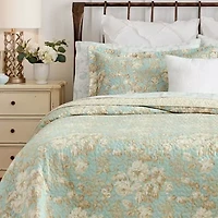 Laura Ashley Brompton Floral Reversible Quilt Set