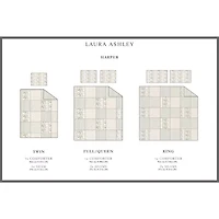 Laura Ashley Harper Floral Midweight Comforter