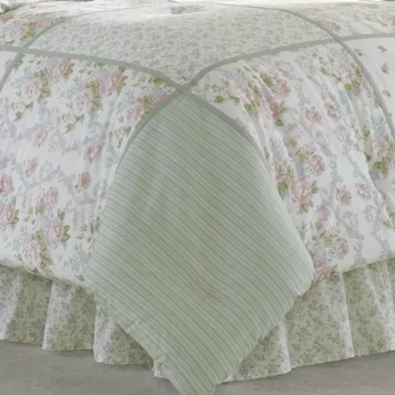 Laura Ashley Harper Floral Midweight Comforter
