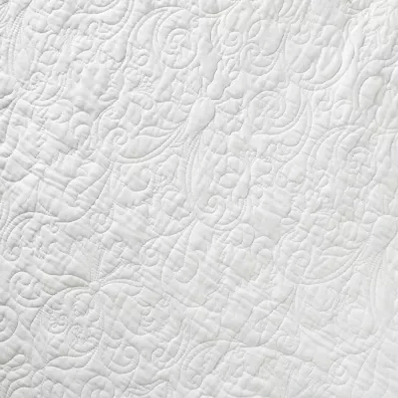 Laura Ashley Heirloom Floral Reversible Quilt Set