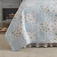 Laura Ashley Kenna Floral Reversible Quilt Set