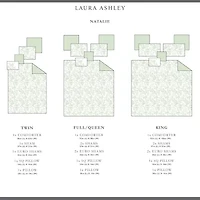 Laura Ashley Natalie Floral Midweight Comforter