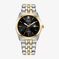 Citizen Corso Mens Two Tone Stainless Steel Bracelet Watch Bm7334-58e