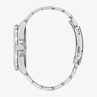 Bulova Marine Star Mens Silver Tone Stainless Steel Bracelet Watch 96b382