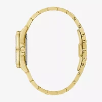 Bulova Marine Star Womens Diamond Accent Gold Tone Stainless Steel Bracelet Watch 98r294