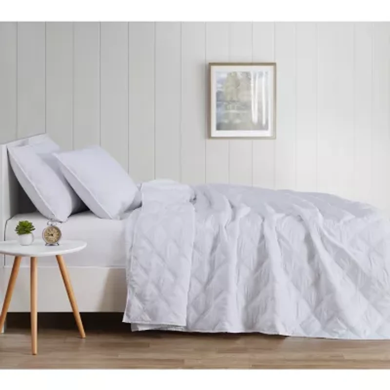 Truly Soft Everyday 3D Puff Solid Quilt Set